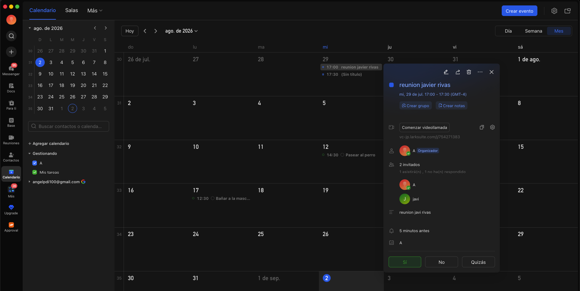 Suite de Flow Agenda: citas, agenda en tiempo real, CRM de clientes y equipo de trabajo
